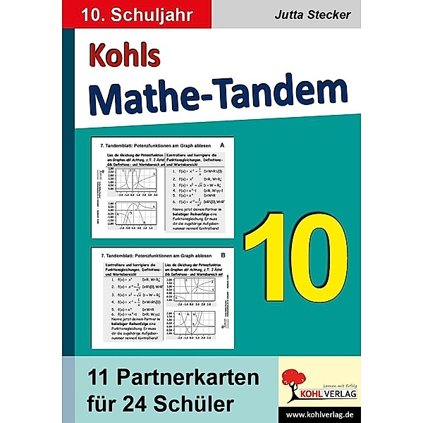Kohls Mathe-Tandem, 10. Schuljahr, Jutta Stecker