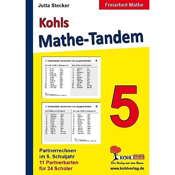 Kohls Mathe-Tandem, 5. Schuljahr, Jutta Stecker