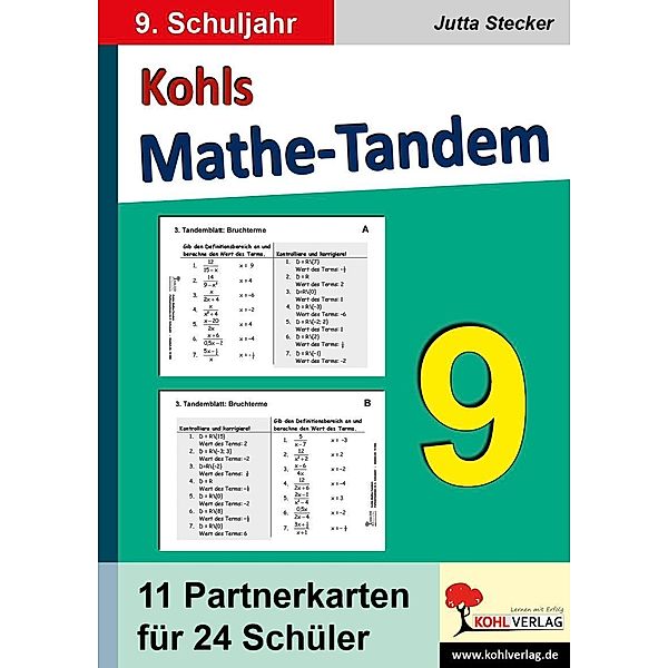 Kohls Mathe-Tandem, 9. Schuljahr, Jutta Stecker