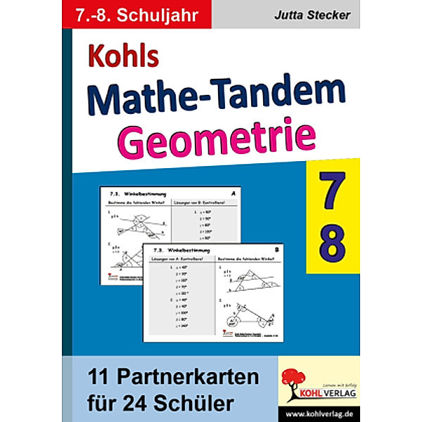 Kohls Mathe-Tandem - Geometrie, 7.-8. Schuljahr, Jutta Stecker