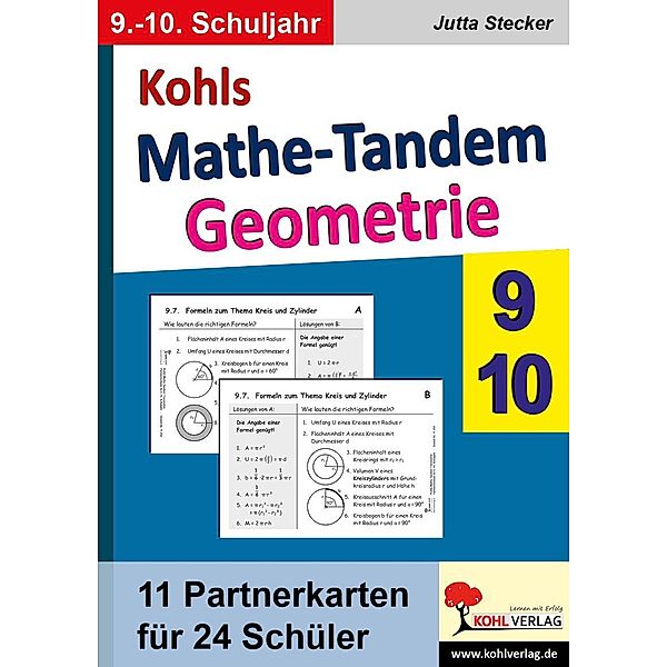Kohls Mathe-Tandem Geometrie / Klasse 9-10, Jutta Stecker