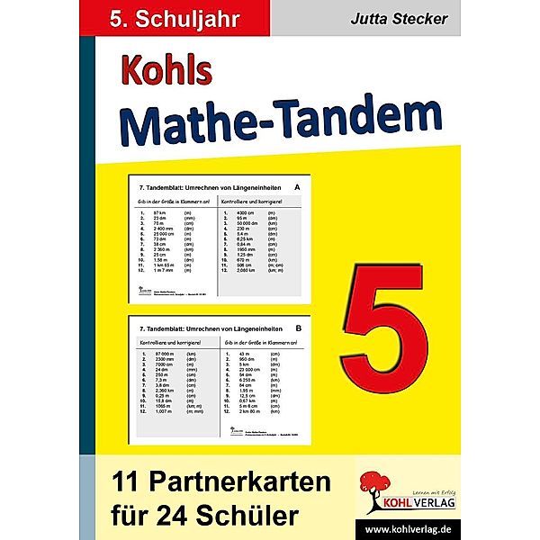 Kohls Mathe-Tandem / Klasse 5, Jutta Stecker