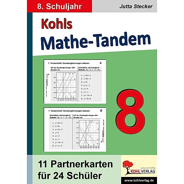 Kohls Mathe-Tandem / Klasse 8, Jutta Stecker