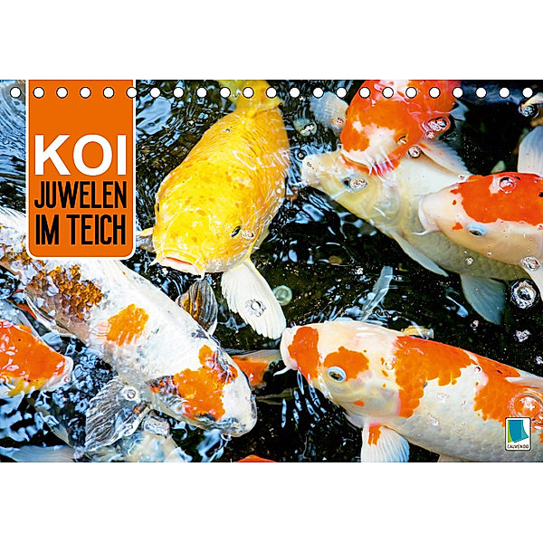 Koi: Juwelen im Teich (Tischkalender 2019 DIN A5 quer), Calvendo