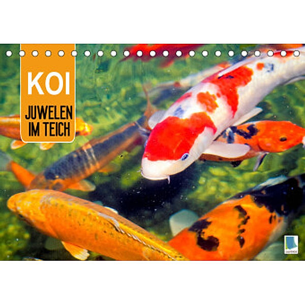 Koi: Juwelen im Teich (Tischkalender 2022 DIN A5 quer), Calvendo