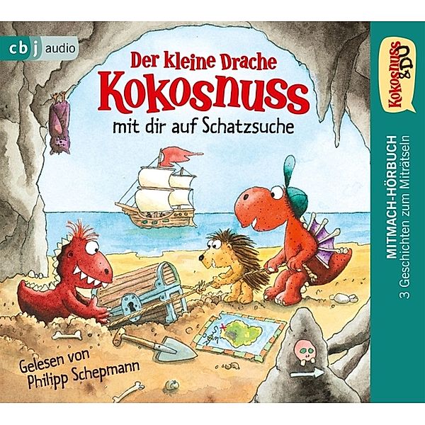 Kokosnuss & Du: Der kleine Drache Kokosnuss mit dir auf Schatzsuche,3 Audio-CD, Ingo Siegner