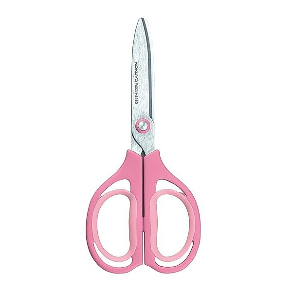 KOKUYO Allzweck-Schere mit Bogenklinge - Arch Blade Standard Pink - Bastelschere