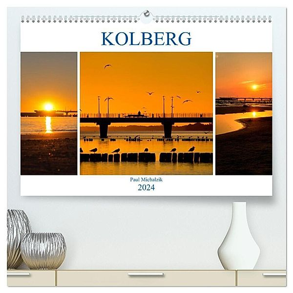 Kolberg (hochwertiger Premium Wandkalender 2024 DIN A2 quer), Kunstdruck in Hochglanz, Paul Michalzik