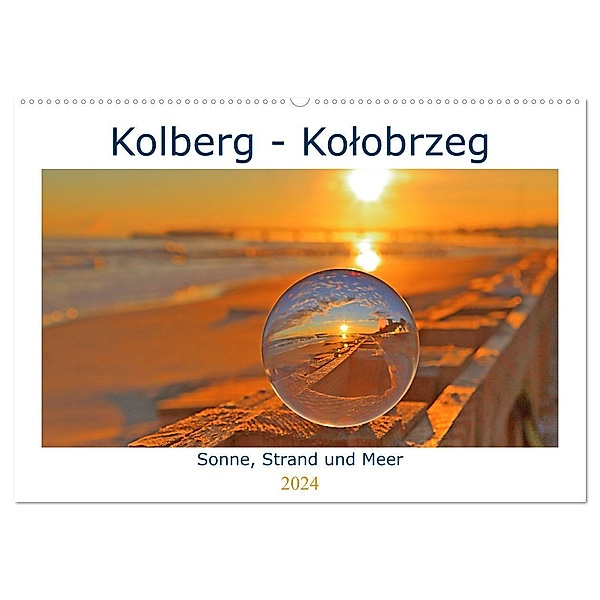 Kolberg - Kolobrzeg (Wandkalender 2024 DIN A2 quer), CALVENDO Monatskalender, Paul Michalzik