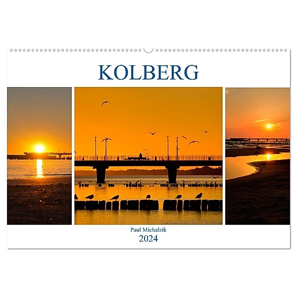 Kolberg (Wandkalender 2024 DIN A2 quer), CALVENDO Monatskalender, Paul Michalzik