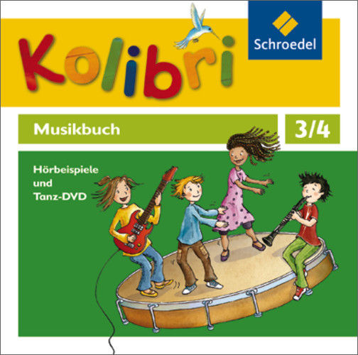 Image of Kolibri - Musikbuch 3 / 4. Hörbeispiele und Tanz- 4 CD`s+1 DVD. Allgemeine Ausgabe