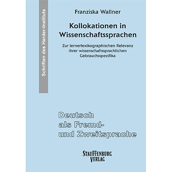 Kollokationen in Wissenschaftssprachen, Franziska Wallner