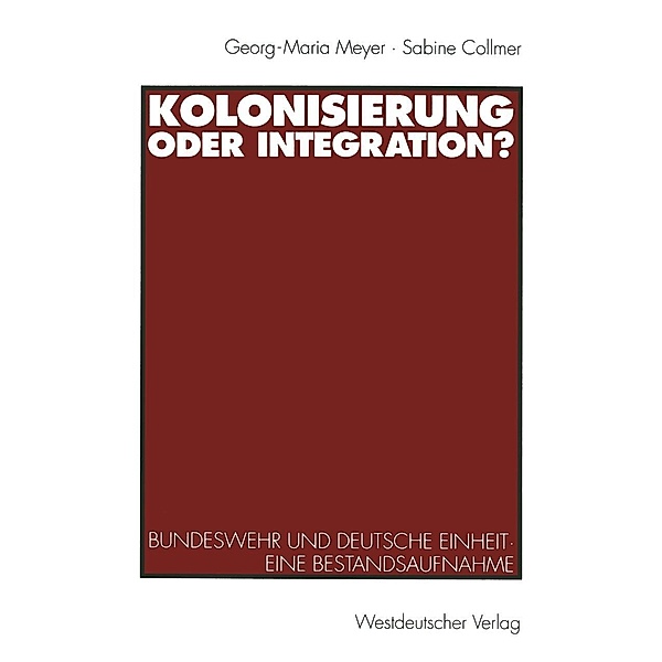 Kolonisierung oder Integration?, Sabine Collmer