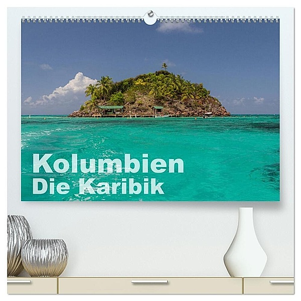 Kolumbien - Die Karibik (hochwertiger Premium Wandkalender 2024 DIN A2 quer), Kunstdruck in Hochglanz, Mapache