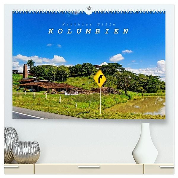 Kolumbien (hochwertiger Premium Wandkalender 2024 DIN A2 quer), Kunstdruck in Hochglanz, Matthias Gille