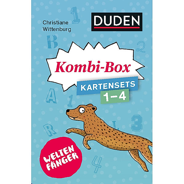 Duden / Bibliographisches Institut, Duden Kombi-Box Kartenset 1-4 (Spiel-Zubehör), Christiane Wittenburg