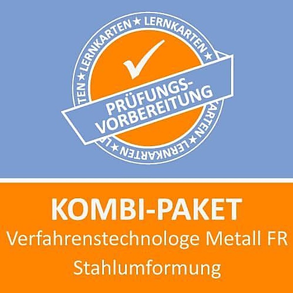 Kombi-Paket Verfahrenstechnologe Metall FR Stahlumformung Lernkarten, Jennifer Christiansen, M. Rung-Kraus
