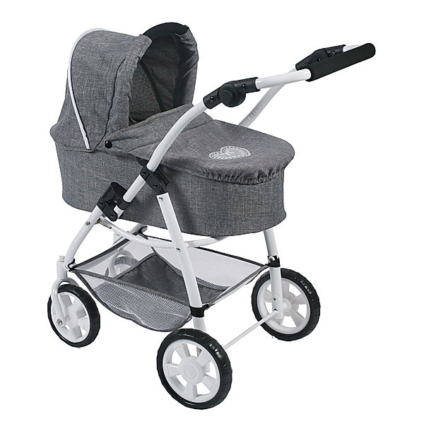 Bayer Chic 2000 Kombi-Puppenwagen EMOTION ALL IN 3in1 in jeans grau