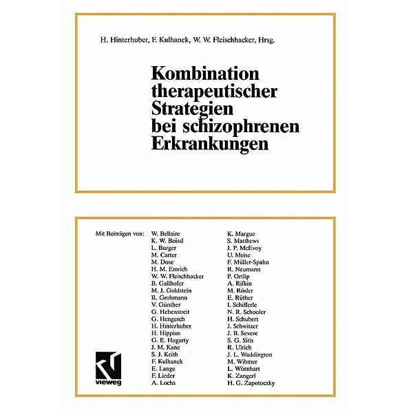 Kombination therapeutischer Strategien bei schizophrenen Erkrankungen