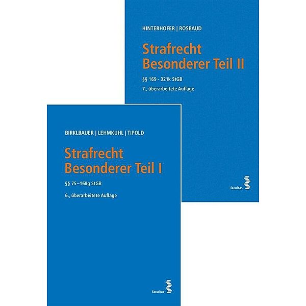 Kombipaket Strafrecht Besonderer Teil I und Besonderer Teil II, Alois Birklbauer, Marianne Johanna Lehmkuhl, Alexander Tipold, Hubert Hinterhofer, Christian Rosbaud