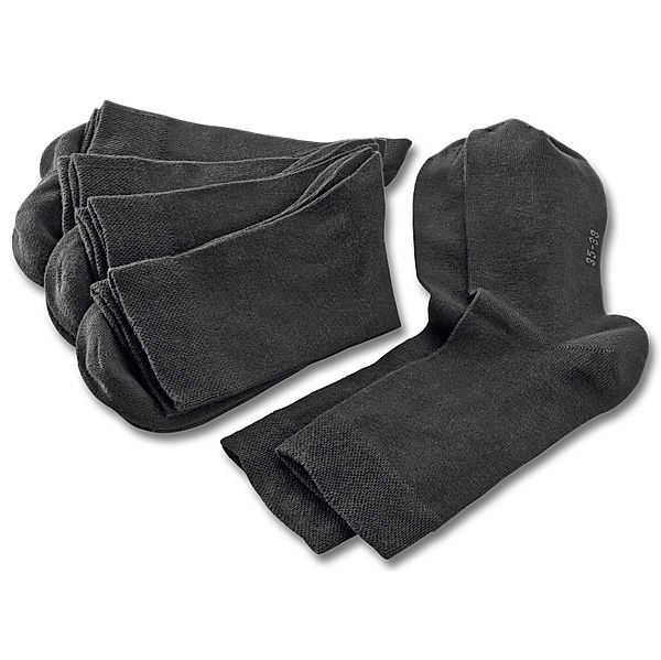 Komfort-Socken, für Diabetiker geeignet, 5 Paar (Größe: 35-38)