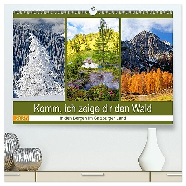 Komm, ich zeige dir den Wald (hochwertiger Premium Wandkalender 2025 DIN A2 quer), Kunstdruck in Hochglanz, Calvendo, Christa Kramer