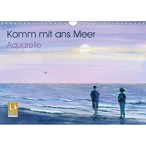 Komm mit ans Meer - Aquarelle (Wandkalender 2019 DIN A4 quer), Jitka Krause