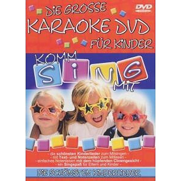 Komm sing mit - Die große Karaoke DVD für Kinder, Karaoke, Various