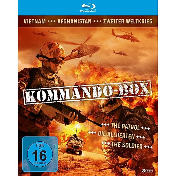 Kommando-Box BLU-RAY Box, Diverse Interpreten