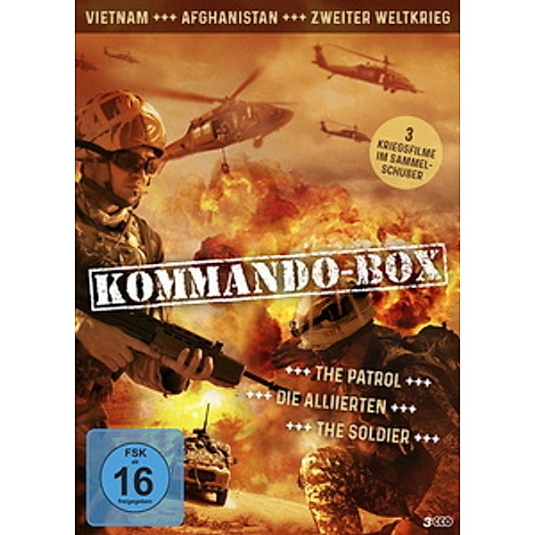 Kommando-Box: The Patrol / Die Alliierten / The Soldier, Diverse Interpreten