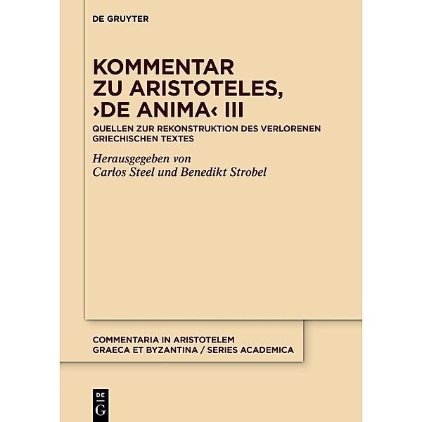 Kommentar zu Aristoteles, 'De anima' (Buch III), Ioannes Philoponos