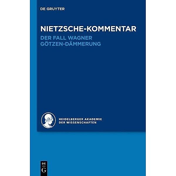 Kommentar zu Nietzsches Der Fall Wagner und Götzen-Dämmerung / Historischer und kritischer Kommentar zu Friedrich Nietzsches Werken, Andreas Urs Sommer