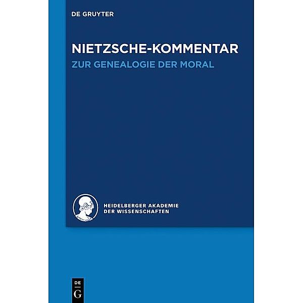 Kommentar zu Nietzsches Zur Genealogie der Moral / Historischer und kritischer Kommentar zu Friedrich Nietzsches Werken, Andreas Urs Sommer