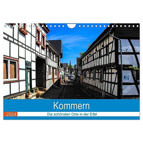 Kommern - Die schönsten Orte in der Eifel (Wandkalender 2024 DIN A4 quer), CALVENDO Monatskalender, Arno Klatt