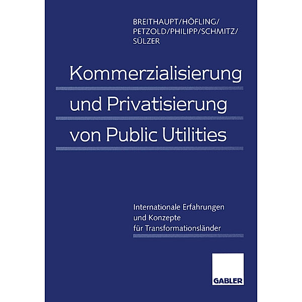 Kommerzialisierung und Privatisierung von Public Utilities, Manfred Breithaupt, Horst Höfling, Lars Petzold, Christine Philipp, Norbert Schmitz, Rolf Sülzer