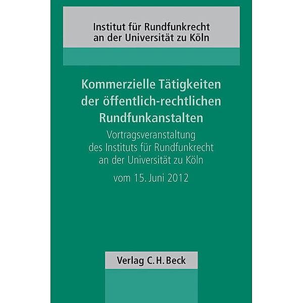 Kommerzielle Tätigkeiten der öffentlich-rechtlichen Rundfunkanstalten