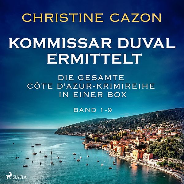 Kommissar Duval - Kommissar Duval ermittelt: Die gesamte Côte d'Azur-Krimireihe in einer Box (Band 1-9), Christine Cazon