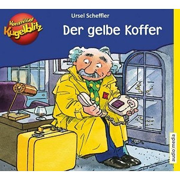 Kommissar Kugelblitz - Der gelbe Koffer, 1 Audio-CD, Ursel Scheffler