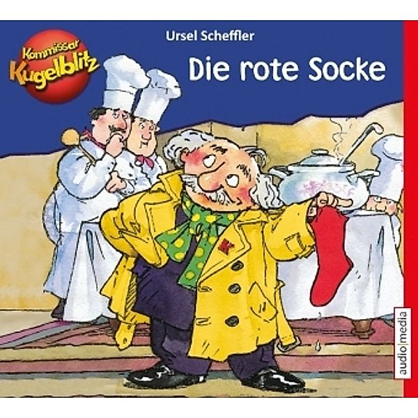Kommissar Kugelblitz -  Die rote Socke, 1 Audio-CD, Ursel Scheffler