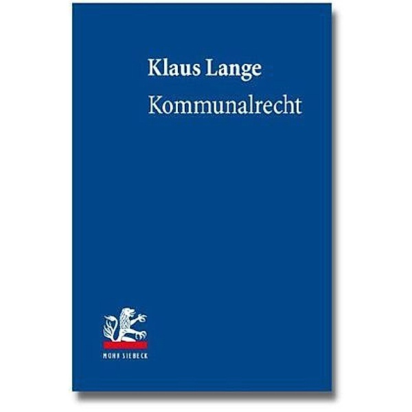 Kommunalrecht, Klaus Lange
