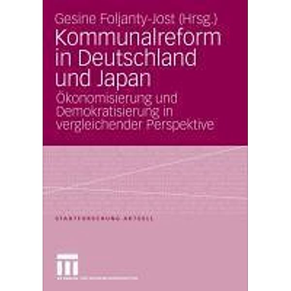 Kommunalreform in Deutschland und Japan / Stadtforschung aktuell, Gesine Foljanty-Jost