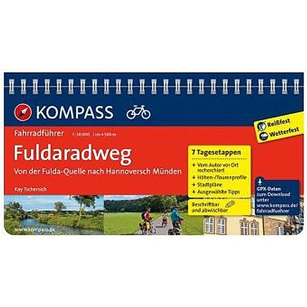 Kompas Fahrradführer Fuldaradweg, Kay Tschersich