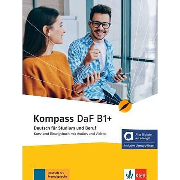 Kompass DaF B1+ - Hybride Ausgabe allango, m. 1 Beilage