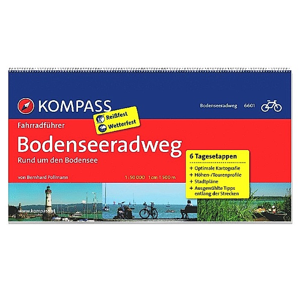 Kompass - Fahrradführer  (Ausgabe: Bodenseeradweg), Bernhard Pollmann