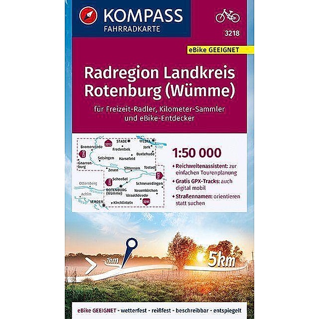 Kompass Fahrradkarte Radregion Landkreis Rotenburg Wumme Buch Versandkostenfrei Bei Weltbild De Bestellen