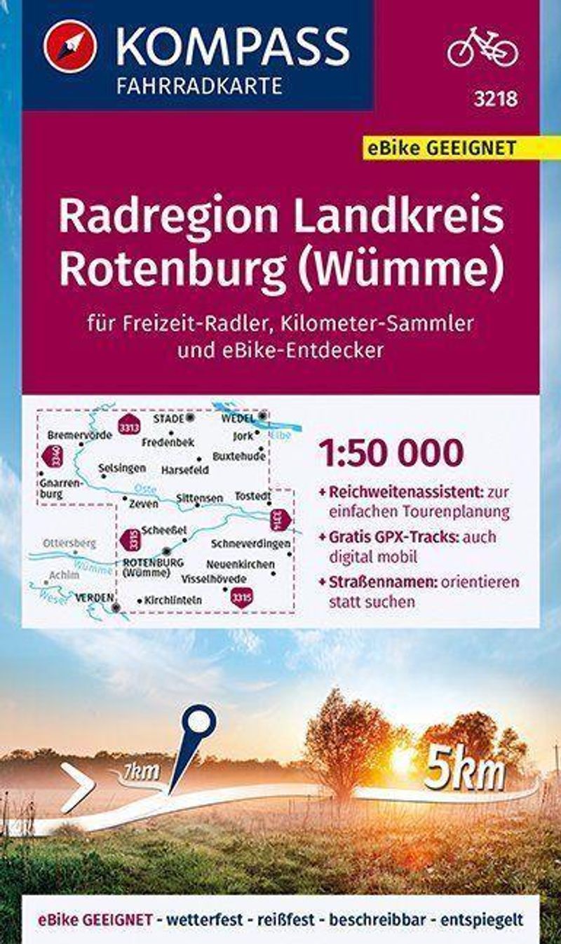 Kompass Fahrradkarte Radregion Landkreis Rotenburg Wumme Buch Versandkostenfrei Bei Weltbild De Bestellen