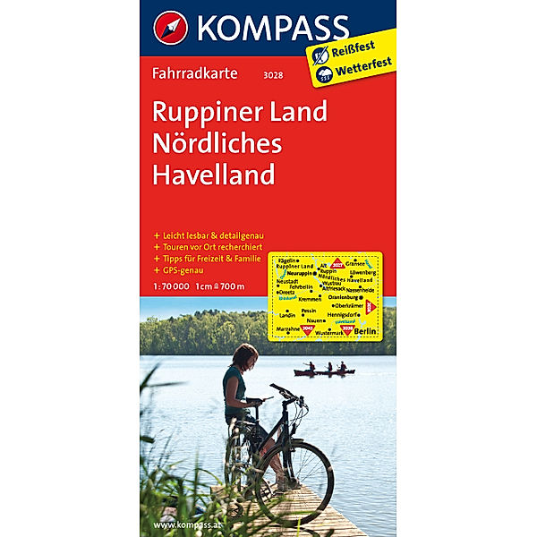 KOMPASS Fahrradkarte Ruppiner Land - Nördliches Havelland