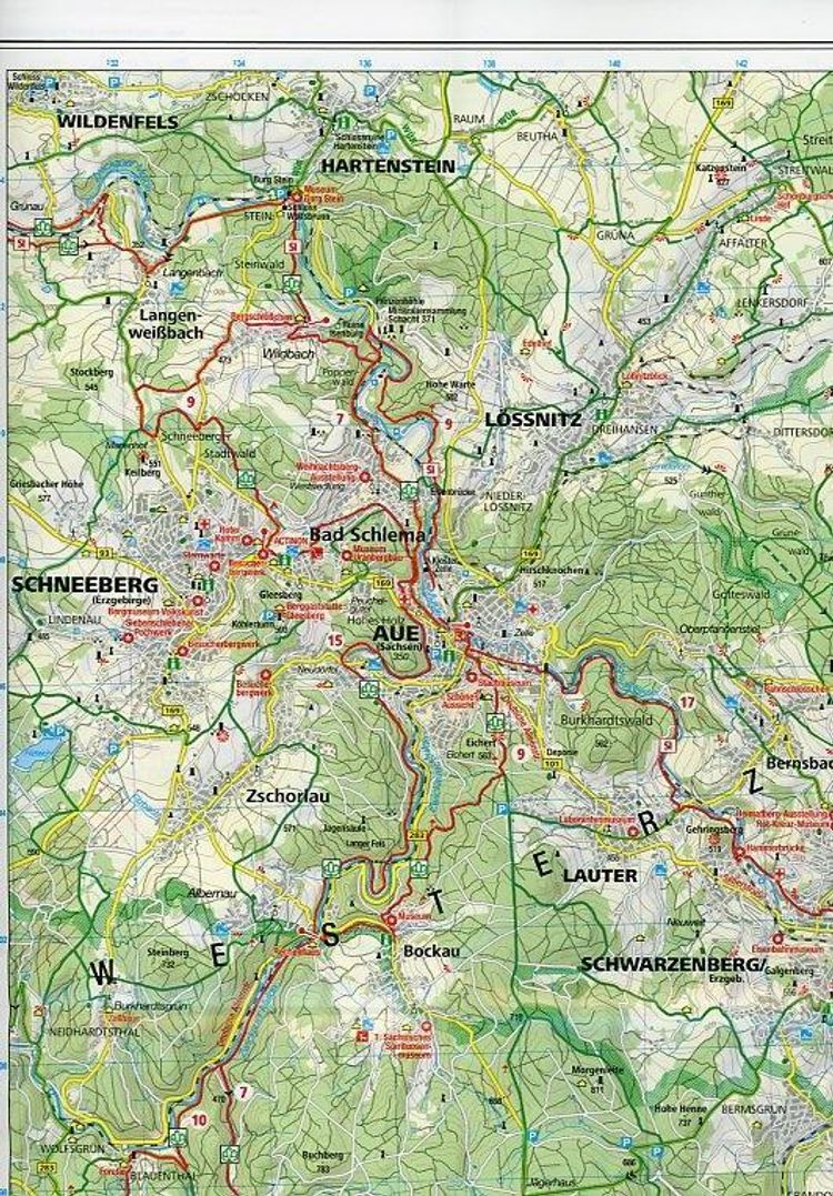 Kompass Fahrradkarten: Kompass Fahrradkarte Erzgebirge Buch  versandkostenfrei bei Weltbild.de bestellen