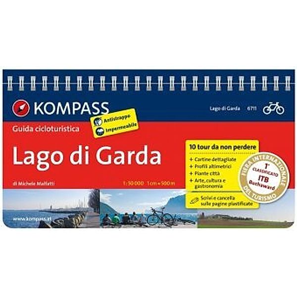 Kompass Guida cicloturistica Lago di Garda, Michele Malfatti