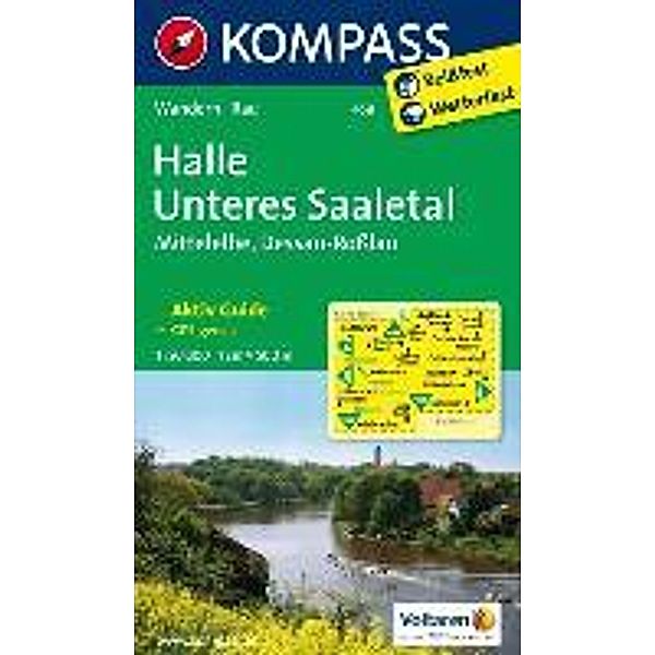 Kompass Karte Halle, Unteres Saaletal / KOMPASS-Wanderkarten Bd.458